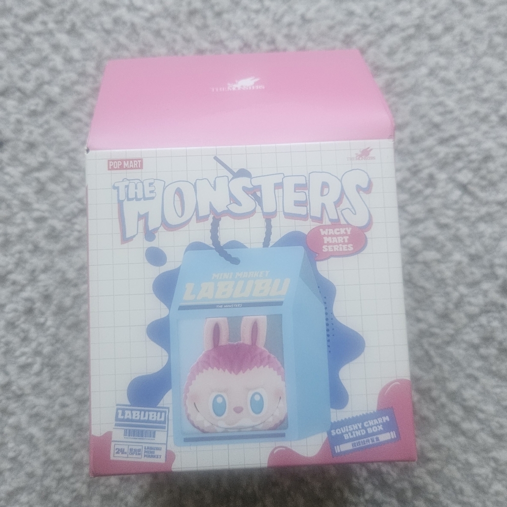 POPMART The Monsters Labubu Wacky Mart Squishy Charm Blind Box NEW unopened